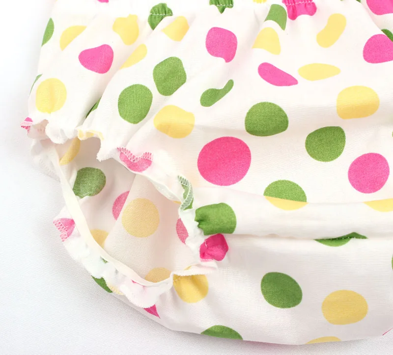 Summer Dotted Baby Infant Cotton Ruffle Bloomers Newborn Boy Girl PP Shorts Pants Diaper Cover Baby Underwear (8)