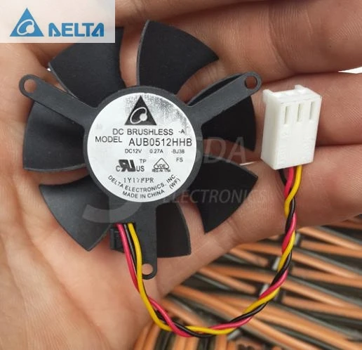 Вентиляторы с видеокартой delta Electronics AUB0512HHB -BJ38 12 В 0 27a для охлаждения видеокарт