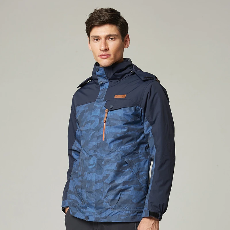 

2018 Mens Waterproof Windproof Hiking Jackets Outdoor Camping Sports Jackets Warmth Jackets For Men Free Shipping 17081