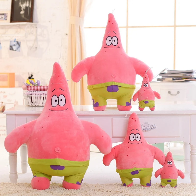 

1pc 50cm Cartoon Patrick Plush Animals Doll Toys Stuffed Cute Plush Patrick Pillow Cushion Birthday Gifts Valentine Gifts