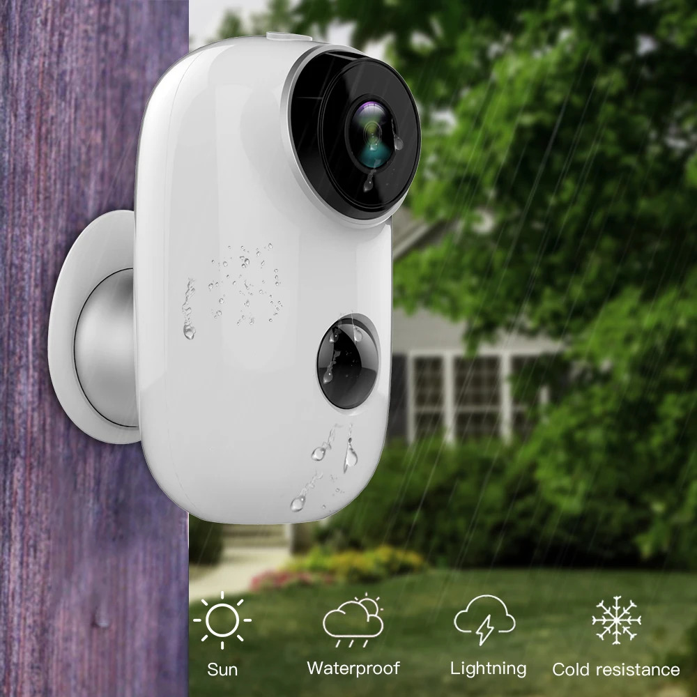 SDETER 100 Wire Free Rechargeable Battery CCTV Wifi Camera IP Outdoor