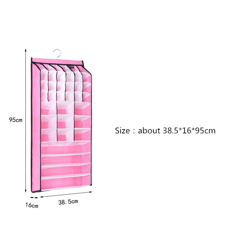 Hanging Storage Bag With Cover 1pcs Multifunctional Solid Wardrobe Organizer With 31 Cells Easy Tidy Storage Bag For Underwear Hanging Storage Bag With Cover 1pcs Multifunctional Solid Wardrobe Organizer With 31 Cells Easy Tidy Storage Bag For Underwear