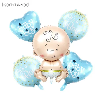 

5pcs/lot BABY foil balloons its a BOY GIRL helium balloons for birthday party baby shower girl decoration air balao classic toys