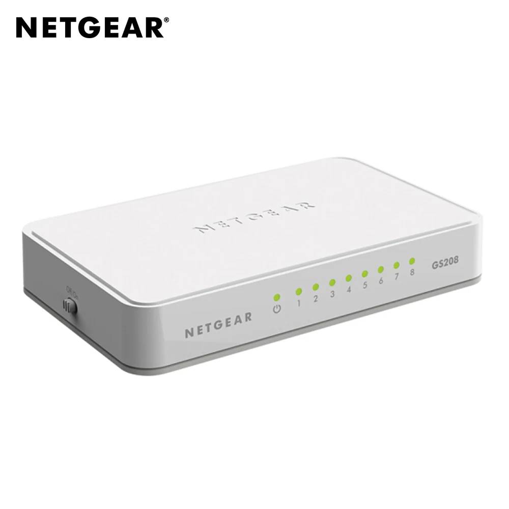 Netgear GS208 Gigabit Ethernet (10/100/1000)