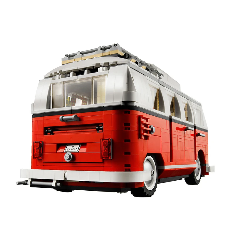 1334 шт T1 Camper Van Car City Compatibie Строительные блоки Набор игрушек DIY Развивающие детские