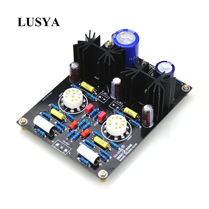 Lusya мм PHONO 12AX7 трубка предусилитель аудио усилитель доска 12-15 В AC DIY/готовая доска G3-007-008