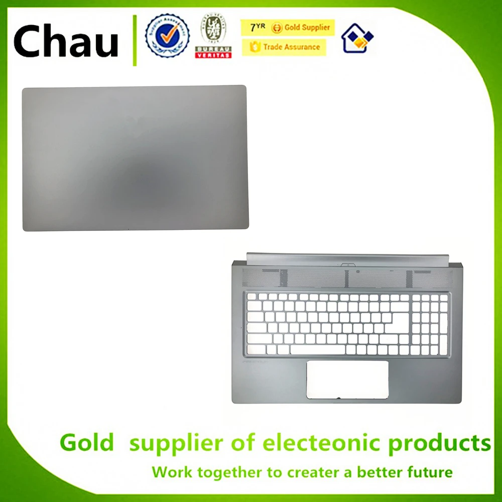 Новинка для MSI GS75 Stealth 17,3 MS-17G1 9SF/9SE/9SD/9SG задняя крышка для ЖК-дисплея/верхний чехол с подставкой для рук серебристого цвета