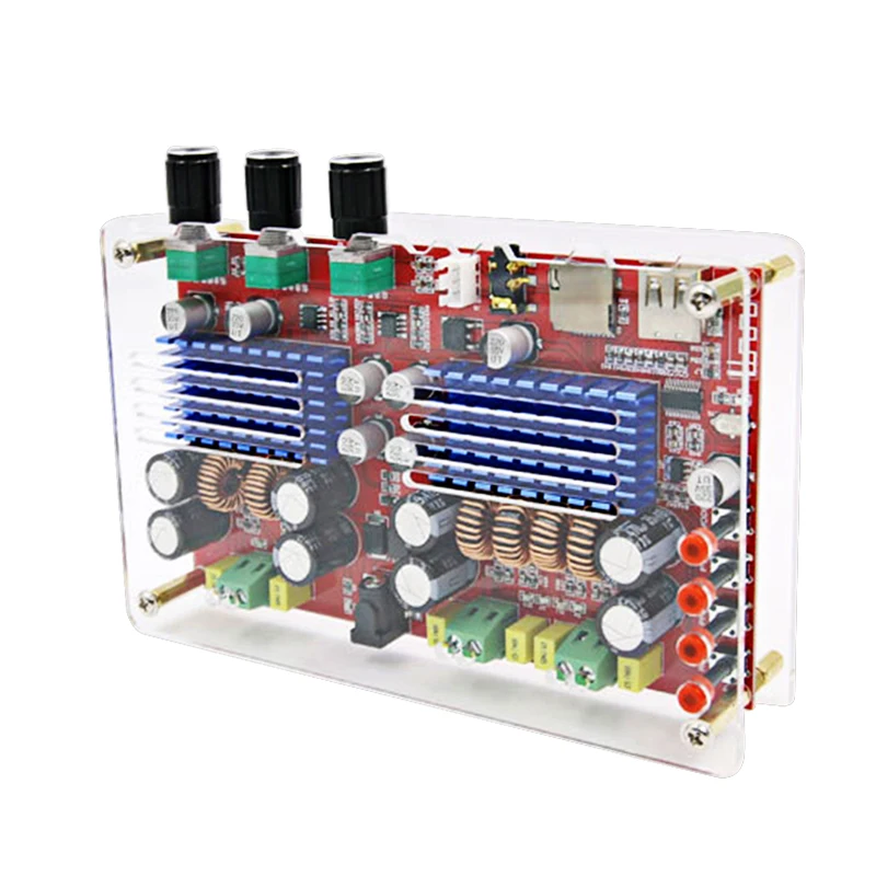 AIYIMA TDA3116D2 Bluetooth усилитель аудио Плата 2*60 Вт+ 100 Вт 2,1 сабвуфер усилитель цифровой усилитель мощности AUX U диск TF карта декодер