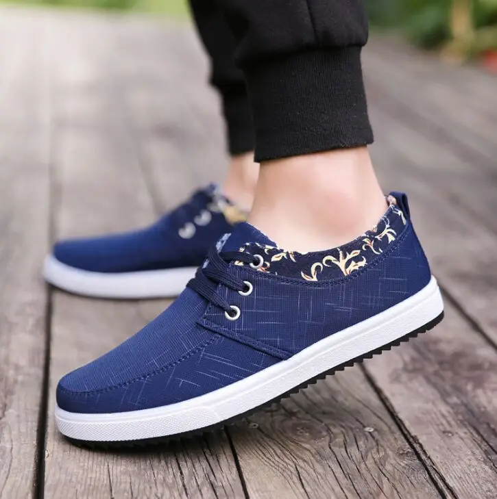 

Men Casual Shoes 2019 Canvas Shoes Men Breathable Casual Canvas Men Shoes Walking Men Shoes Chaussure Homme Factory sales