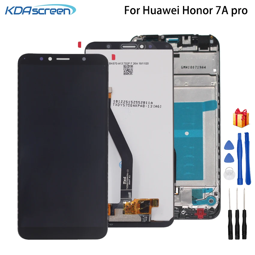 Najtaniej Oryginalna dla Huawei Honor 7A pro wyświetlacz LCD z ekranem dotykowym dla Huawei Honor 7A pro AUM L29 Aum L41 wyświetlacz LCD ekran z ramą