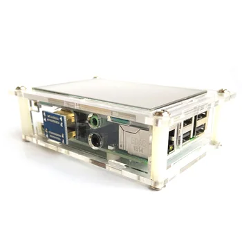 

3.5 inch LCD HDMI USB Touch Screen Real HD 480x320 1920x1080 LCD Display+case for Raspberri 3 Model B/Orange Pi with touch pen