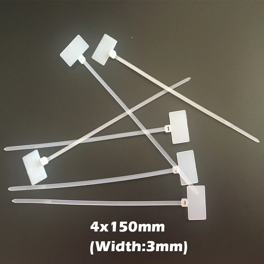 200 шт. 4*150 4x150 (ширина 3 мм) Nylon66 самоблокирующийся Ethernet RJ45 сетевой провод Марка