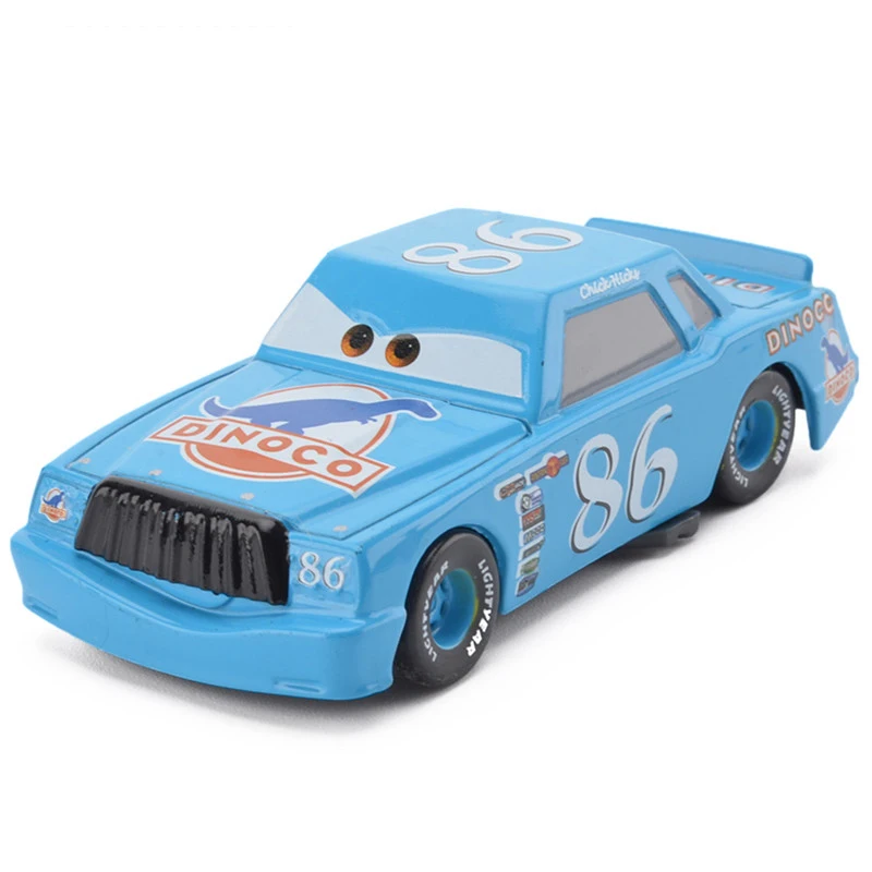 5 шт. disney Pixar Cars 2 Diecasts Автомобильная игрушка Голубой динозавр DINOCO Lightning McQueen Чико Хикс Кинг Вертолет игрушки подарок для детей - Цвет: 5