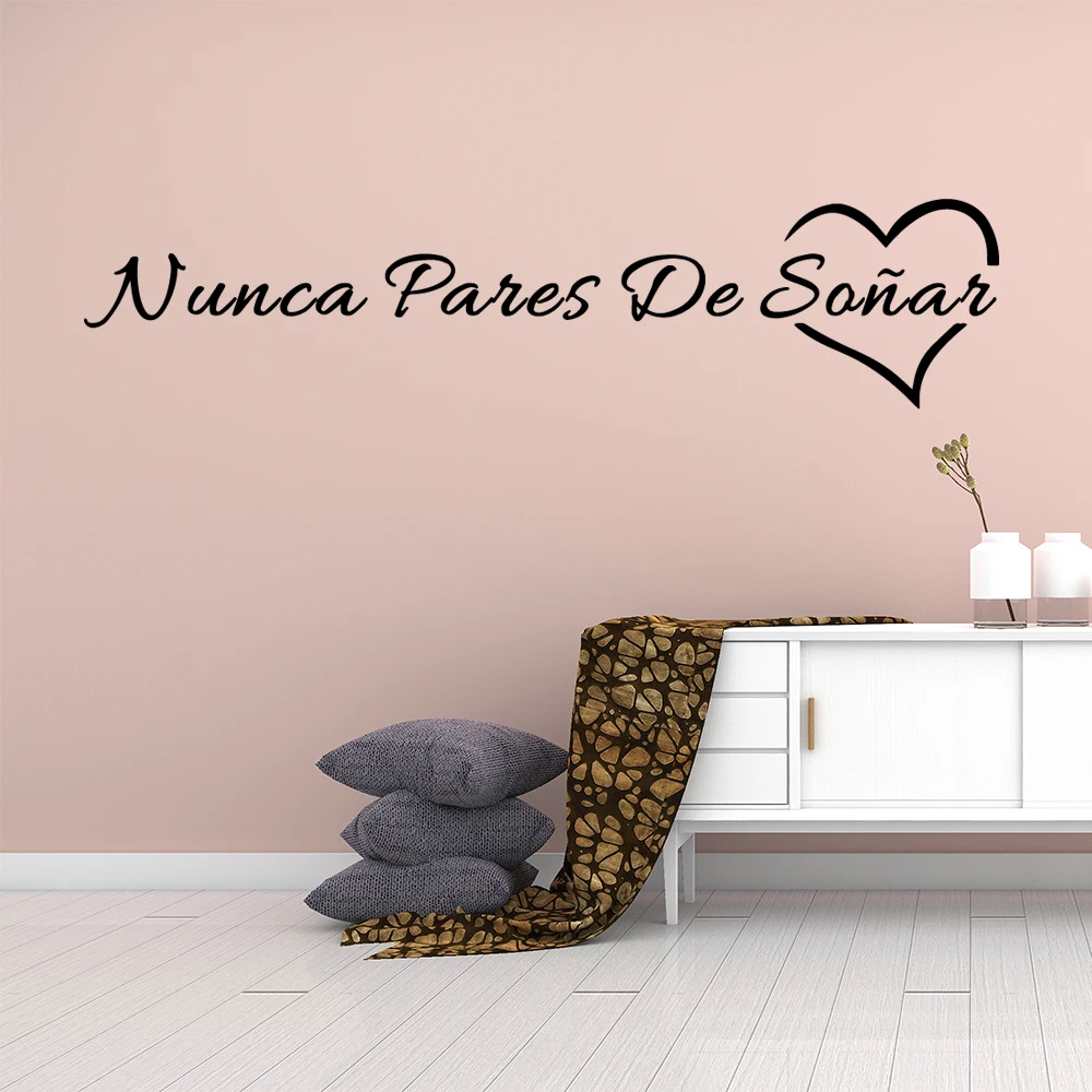 

Beauty spanish Vinyl Wall Sticker Home Decor Stikers For Kids Rooms Diy Home Decoration Vinyl Art Decal