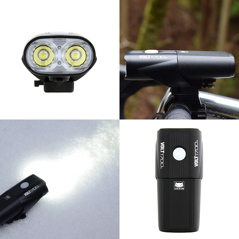 Sale CATEYE Professional Cycling Light Waterproof Bicycle Front Handlebar Light USB Rechargeable Super Bright Light Volt400 Volt800 2