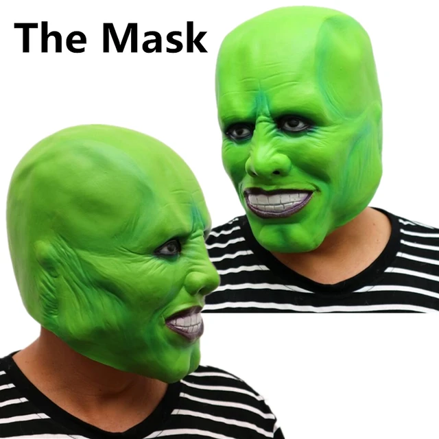 The Mask Movie Jim Carrey Cosplay Costumes Green Mask Costume Fancy