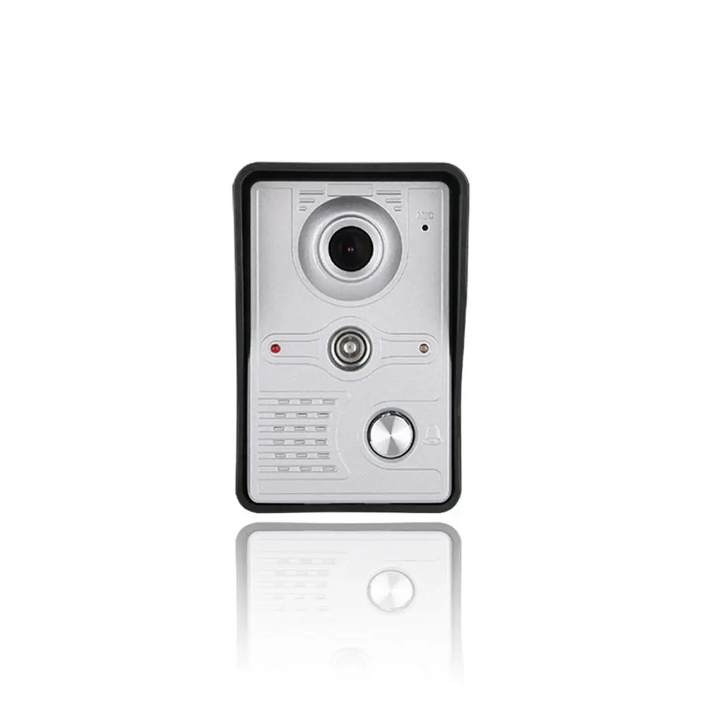 

7 Inch Color Wired Connection Video Intercom Doorbell Night Vision Rainproof Aluminum Alloy Outer Machine