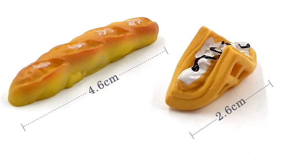 10 шт., искусственный пищевой торт, закусочный хлеб вечерние украшения, мини-модель, домашний декор, миниатюрная фея, украшение для творчества, аксессуары