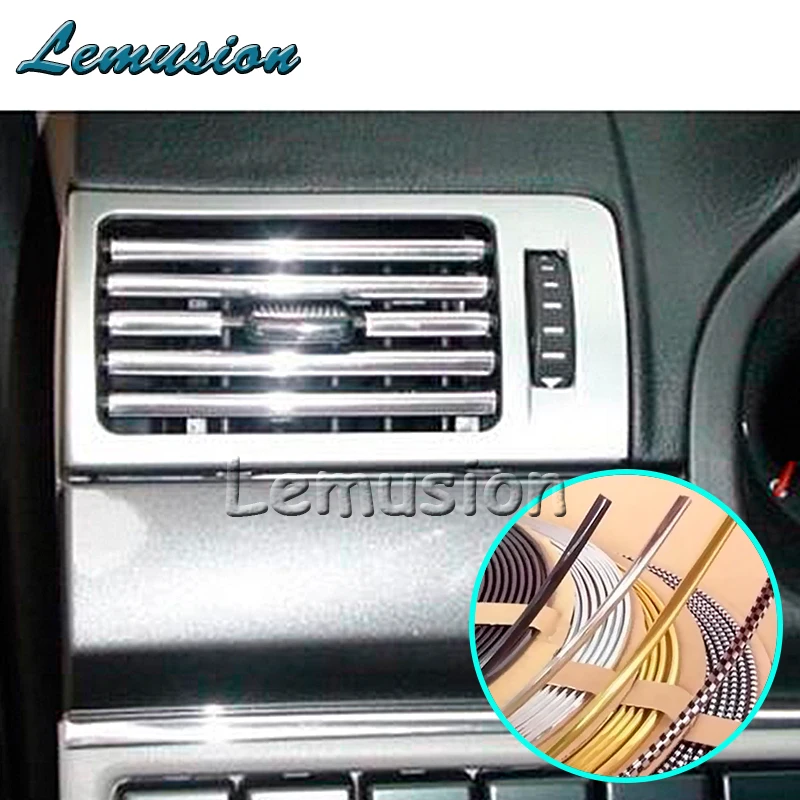 2 84 31 De Descuento 3 M Diy Coche Interior Molduras Tira De Cromo Para Bmw E34 E30 E46 E39 E60 E90 E36 F30 F10 X5 E53 E81 E87 F20 E70 X3 X6 X1 M3