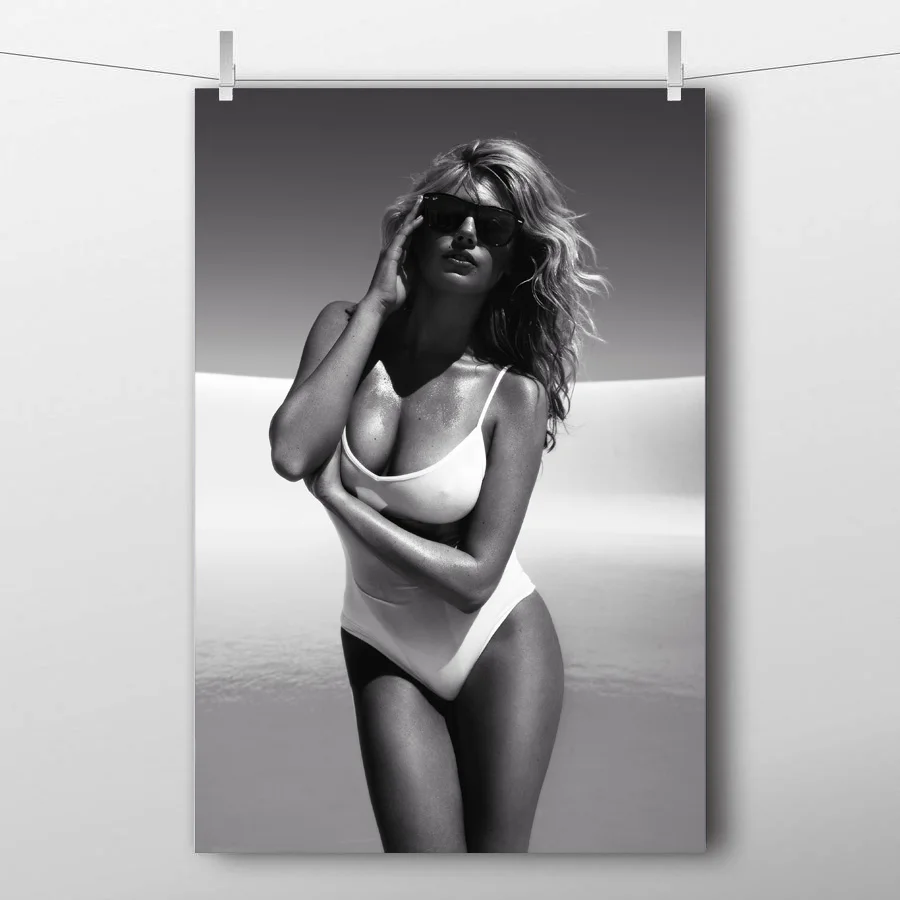 Холщовые постеры Kate Upton блондинка слитный купальник сексуальная женщина