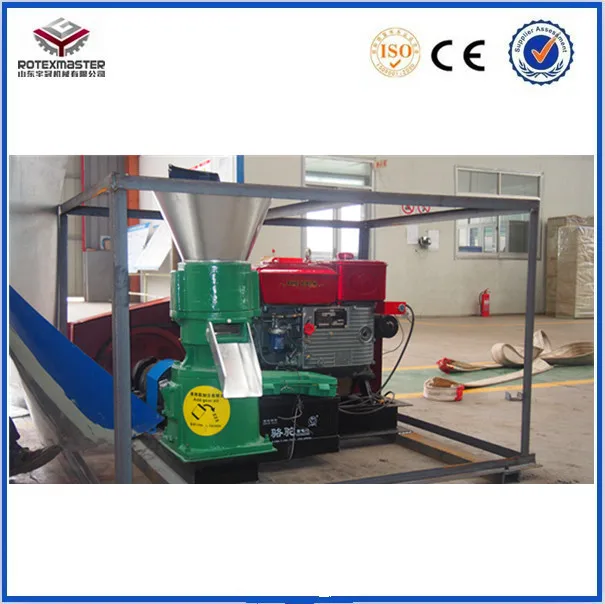 300-500 кг/ч выход YSKJ серии сельскохозяйственных автоматическая корма для животных гранул машина с дизельным двигателем