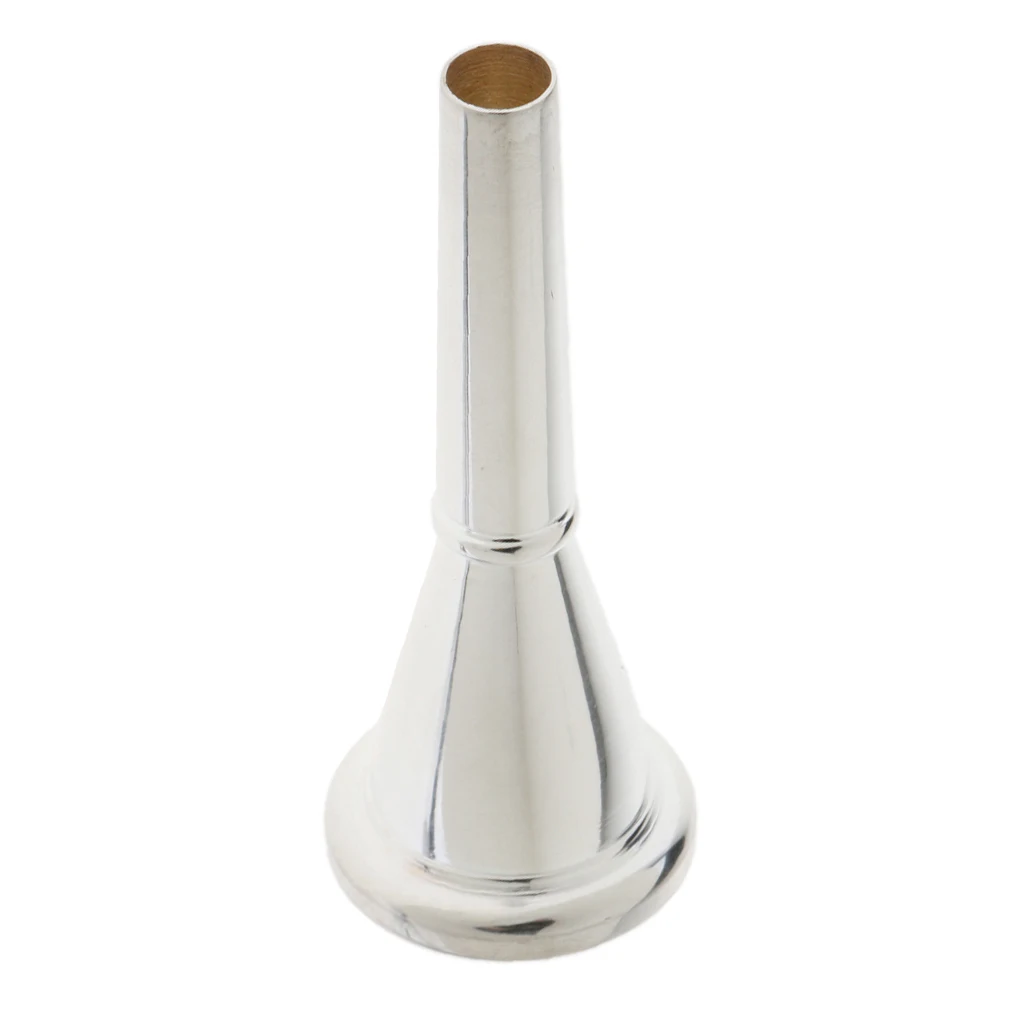 Профессиональный Металлический тромбон французский Рог мундштук для латунный сменный прибор части