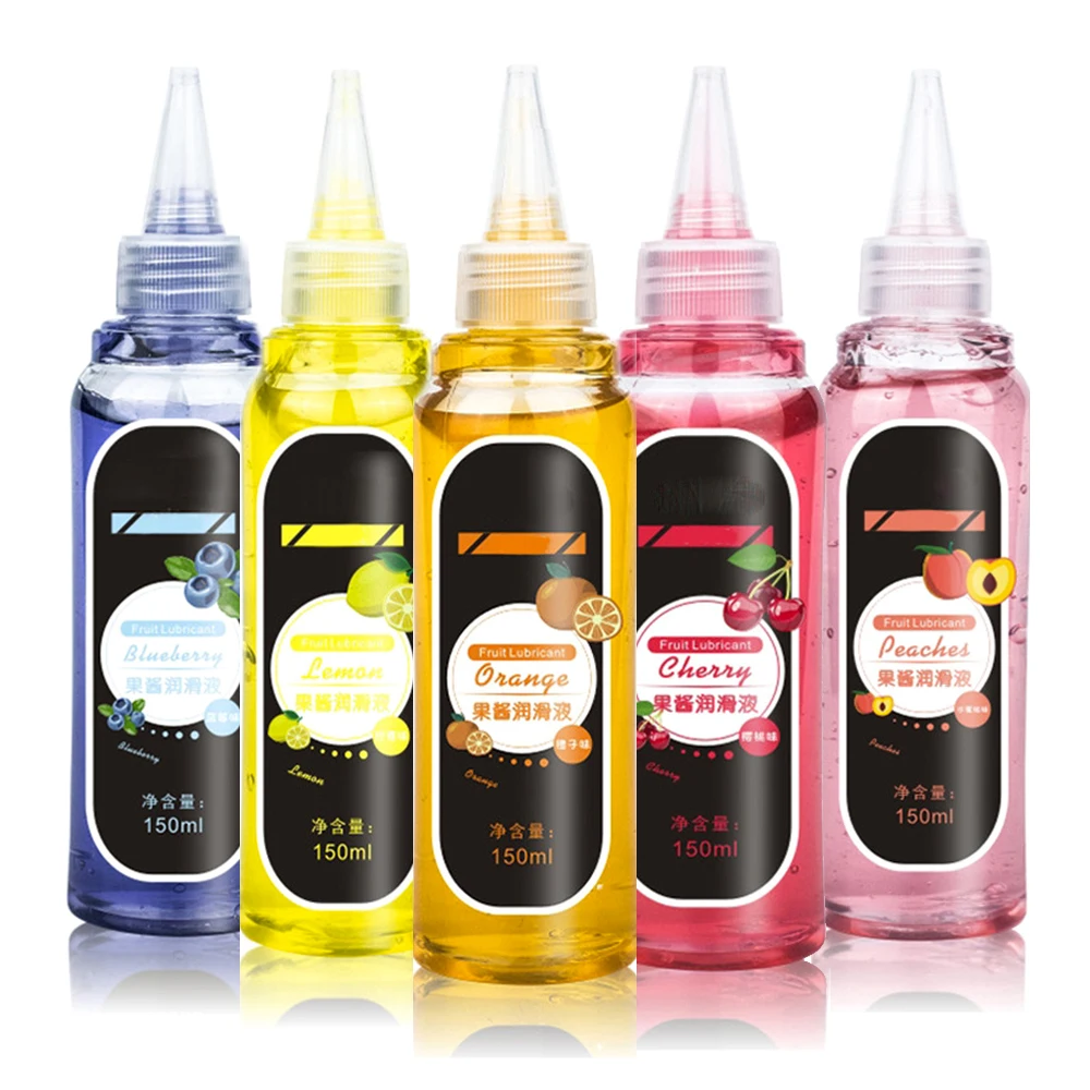 Sex Anal Vagina Lubricant Sex Greese Water Soluble Orange Cherry Lemon Peach Blueberry Taste Oral Sex Lubricant Toys for Couples (15)
