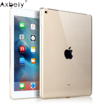 

AXBETY fundas For Apple ipad 2 3 4 Case Silicon Soft TPU Transparent Protect Cover For ipad air 2 Clear Case For ipad 4 5 6 Case