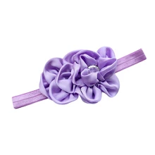 YOST Bandeau des Fleurs pour Bebes Filles Mousseline de Soie Beaute(фиолетовый