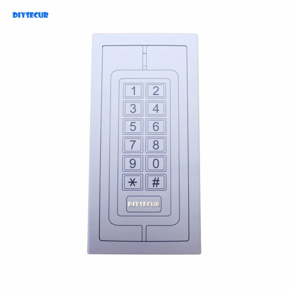 DIYSECUR 125 кГц RFID считыватель водонепроницаемый металлический Пароль Клавиатура
