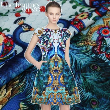 

Digital inkjet jacquard fabric crisp suit cheongsam jacket jacquard fabric wide jacquard cloth 100 polyester fabric