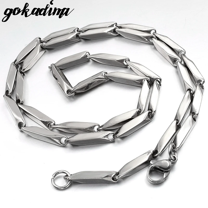 

2019 New Fashion Long Stainless Steel Chain Men Necklace for Women Jewelry Accessories Cool Christmas Gift Hip Hop PUNK, WN026