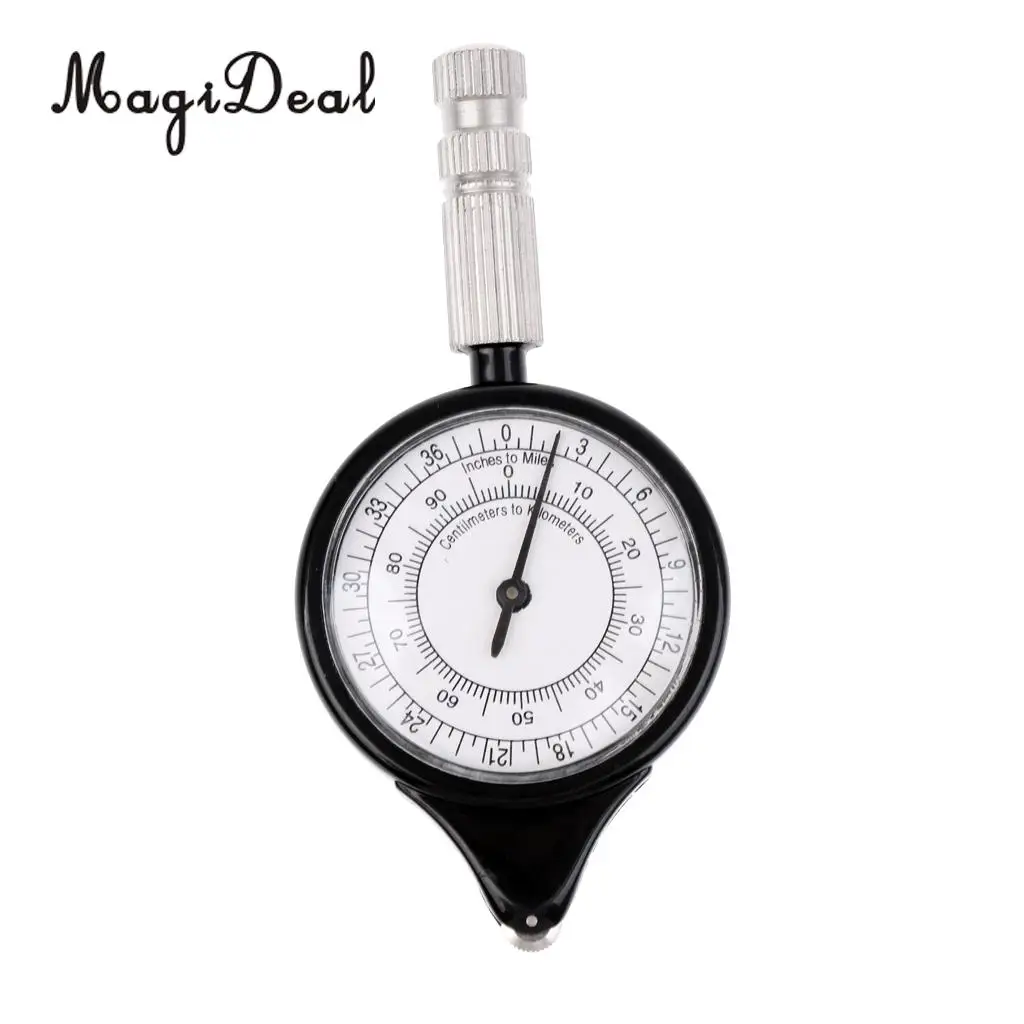 MagiDeal Durable Hiking Walking Map Measurer Distance Calculator Camping Map Reading Compass for Outdoor Travell Accessories