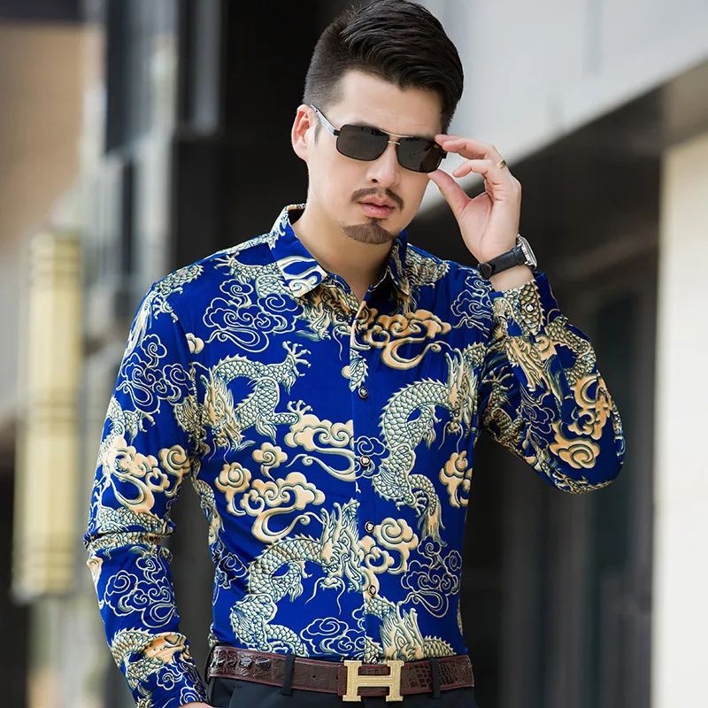 2018 Baroque Silk Mens Leopard Print 