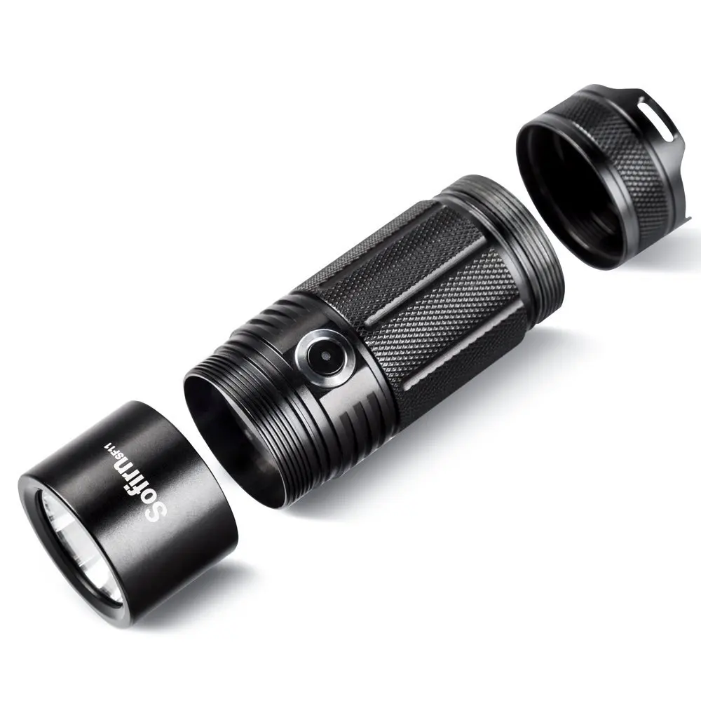 US $22.29 Sofirn SF11 Powerful LED Flashlight AA CREE XPL 1018LM LED Torch Light Lanterna Tactical Portable 6 Modes Lamp Smart Indication