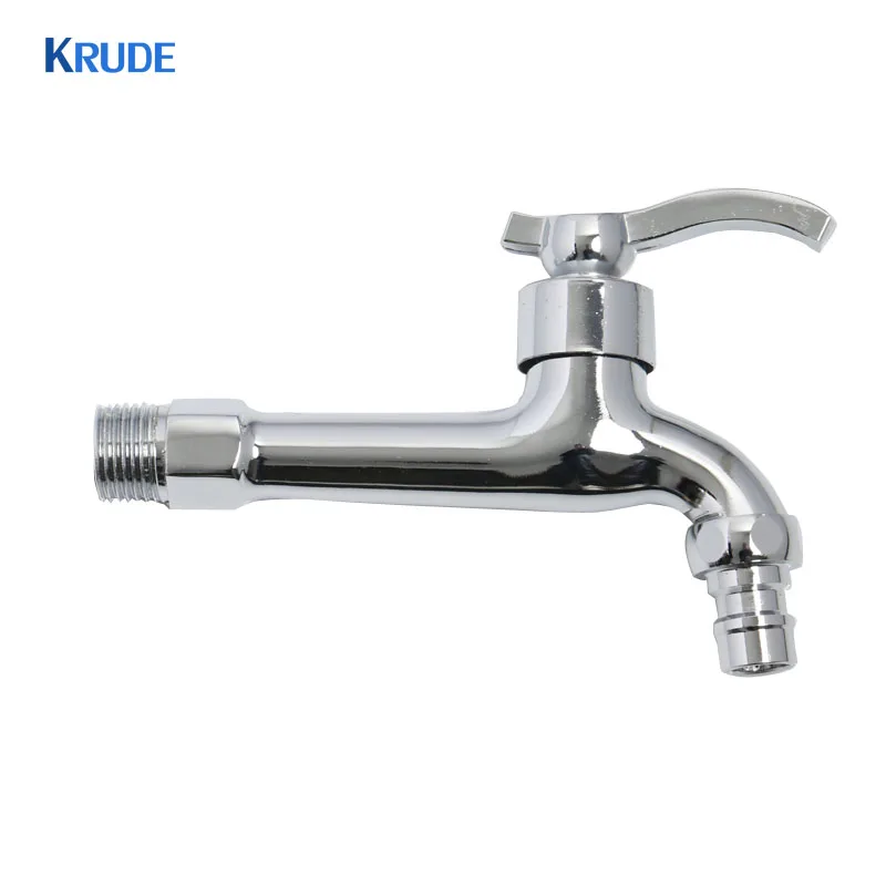 Single Hand Washing Machine Faucet Stainless Steel Wall Mounted Taps