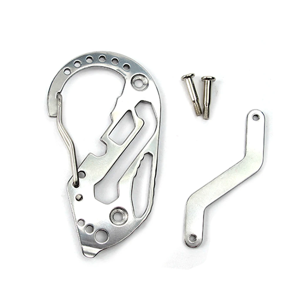 1 Pcs Multifunction EDC tool stainless steel Key Holder Organiser Clip Folder Ke