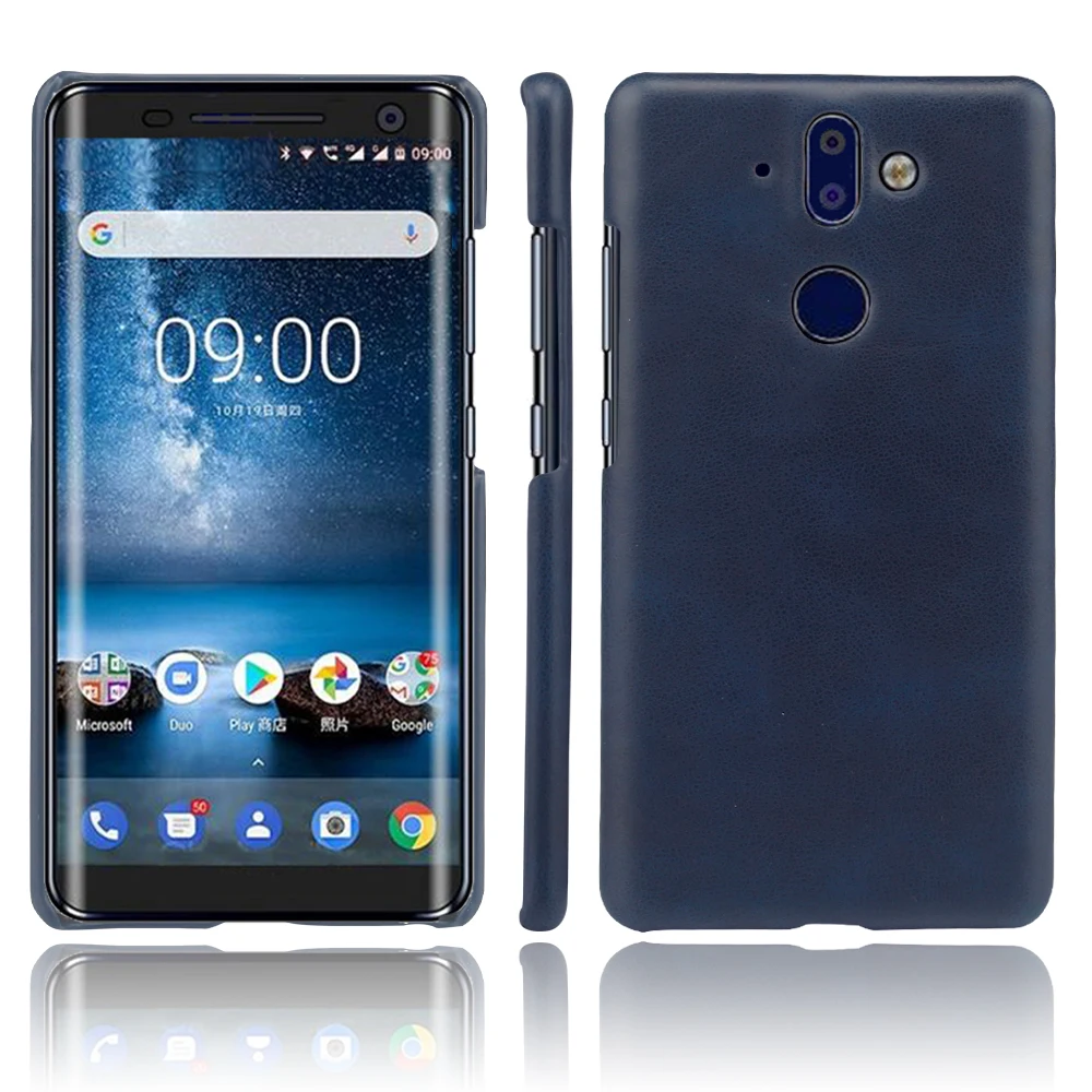 Case For Nokia 9 Brown Single Color Phone Cases For Nokia9 Hard Back Covers For Nokia 9 Coque For Nokia9 Support Dropshipping (18)