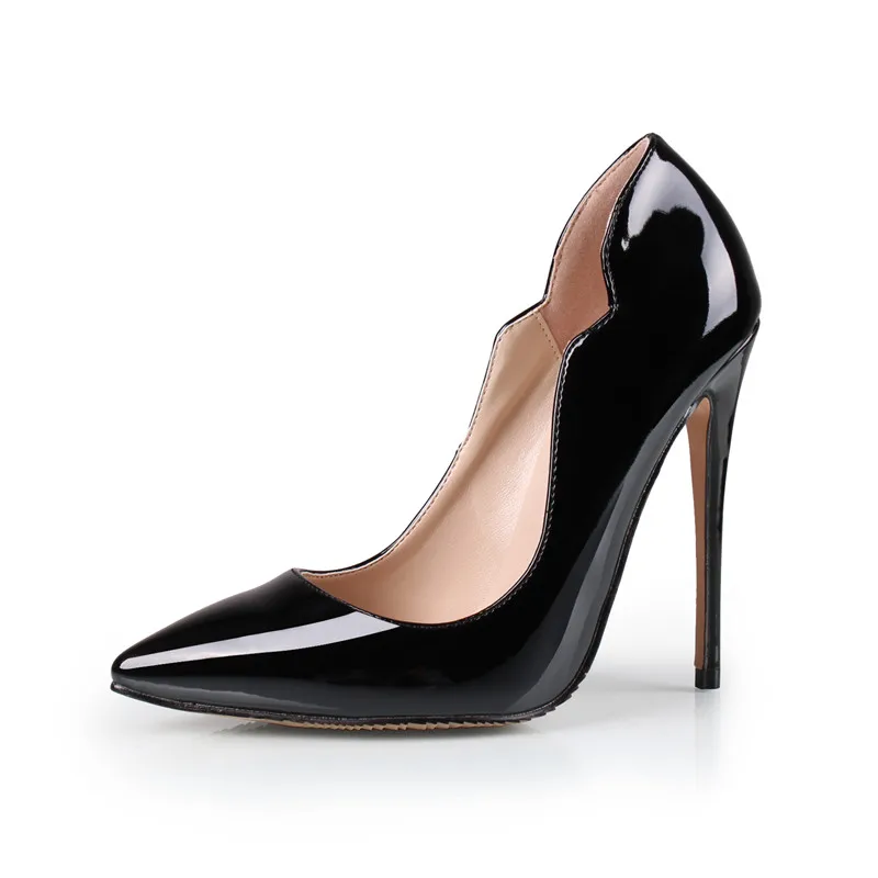 Brand REAL PHOTO Apricot color Bottom Sole High Heels Pumps shoes