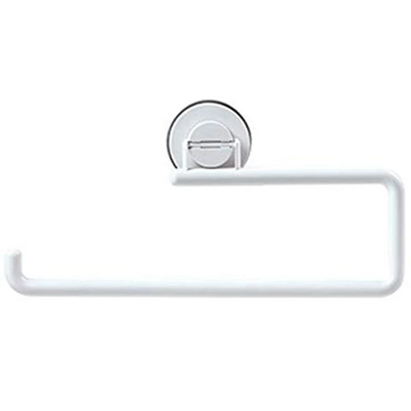 

Kitchen Accessories Storage Holder Vacuum Sucker Paper Towel Rack Adhesive Bathroom Towel Shelf Wall Hanging Roll Paper Rack