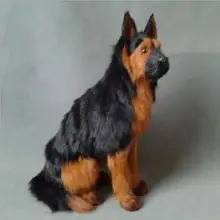 WYZHY животные из искусственного меха волк собака украшение дома украшение сада 34X33X16 см