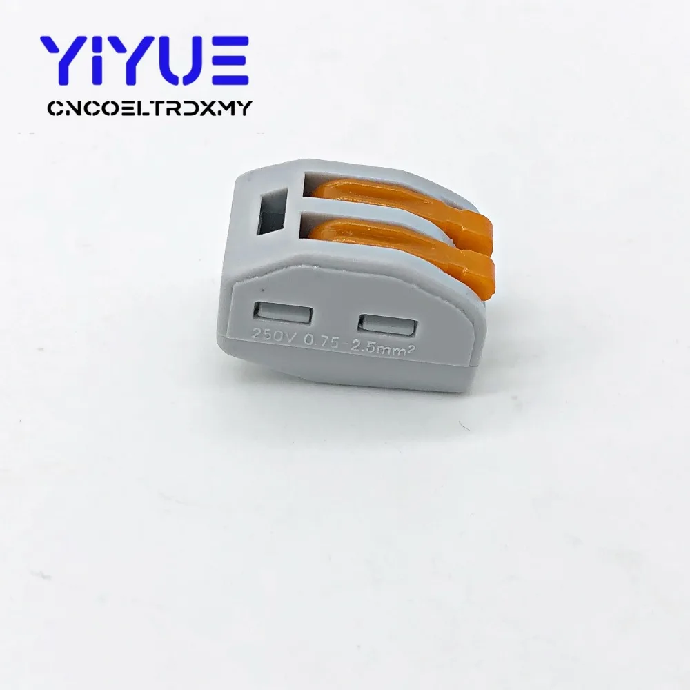 

Wago 30/50pcs mini fast wire Connectors 222-412(PCT212) Universal Compact Wire Wiring Connector Conductor Terminal Block
