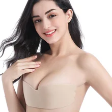 Женский силиконовый невидимый бюстгальтер пуш-ап лента наклейка соска крышка без бретелек бюстгальтер AIC88