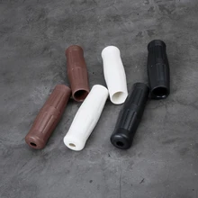 3 цвета универсальные запчасти для мотоцикла Винтаж Ретро мягкая резина " руль рукоятка кафе гонщик для Harley