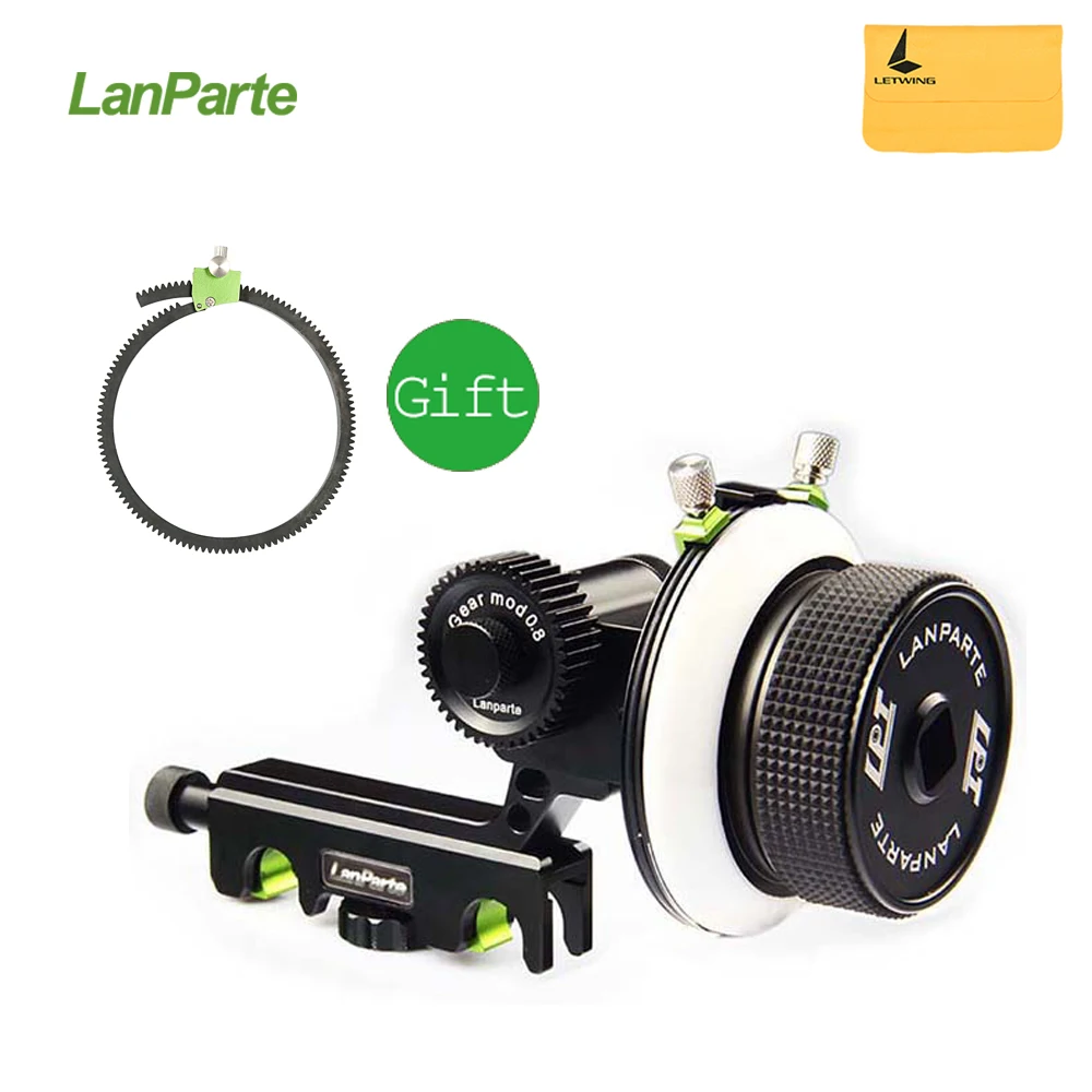 

Lanparte FF-02 15mm Quick Release Follow Focus with A/B Hard Stop and Gear Ring Belt for 15mm Rod Support Rig System
