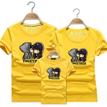 Mum And Daughter Clothes Family Look Mother Daughter Father Son Short Sleeve Couples Matching Clothing Family Outfits Tshirts family matching clothes summer fashion mother daughter dress father son short sleeve cotton tshirt patchwork striped family look