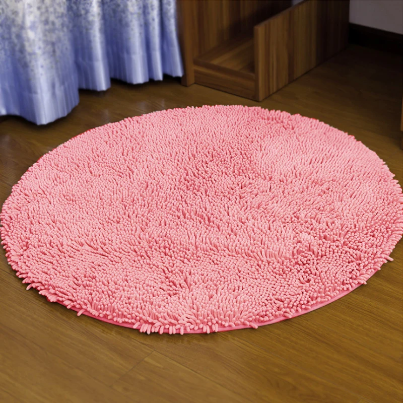 Round Chenille Carpet Bathroom Floor Children S Rugs And Carpets Rug Round Chenille Carpet Bathroom Floor Children S Rugs And Carpets Rug For Home Living Room Bath Mats Mat Office Chair In From