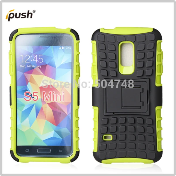Luxury Slim Armor Neo Hybird Hard Back Cover Case+TPU Phone For Samsung Galaxy S5 Mini+1 Film+1 Stylus |