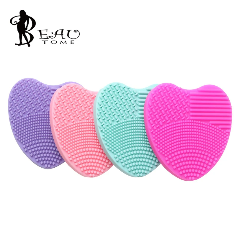 Makeup Brush Cleaner Brush Cleaning Glove Mat Silicone Cleaning Pad