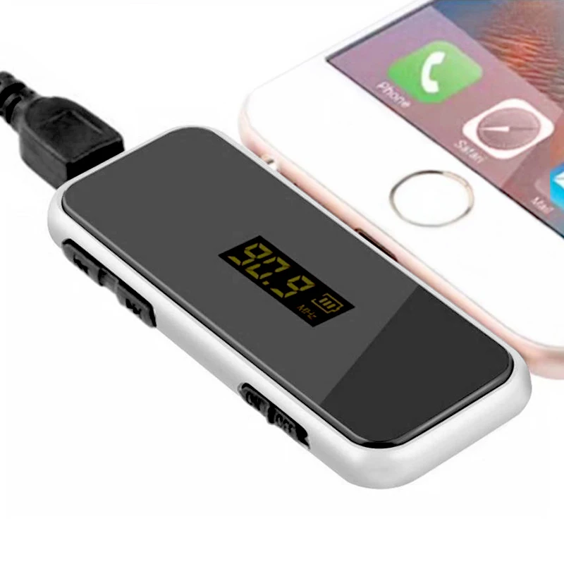 Мини fm передатчики для iPhone Беспроводной Bluetooth MP3 плеер Авто Drive передатчиком Hands free